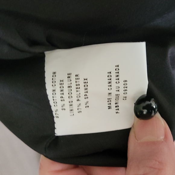 $20 NWT Cotton blend black and white polka dot Dress - Picture 6 of 6